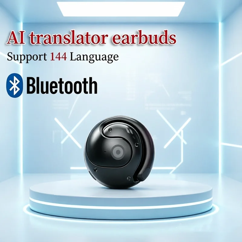 Translation Earbuds Real Time 144 Languages Translation Device Ai Translator Earbuds Translating Headphones for Travel Business