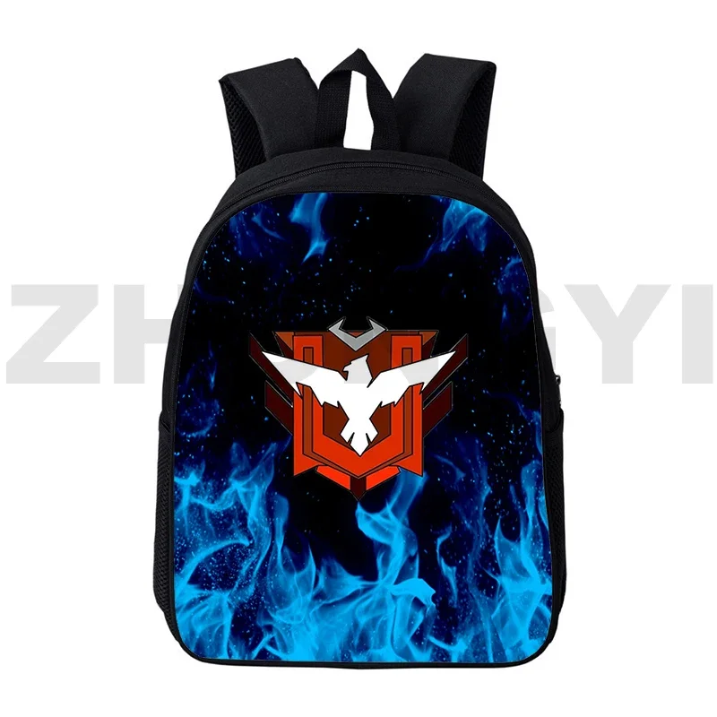 Kawaii Cartoon Free Fire Garena 3D Backpack Trendy Canvas Bags for Women 12/16 Inch Anime Outdoor Sport School Bags Kids Bookbag