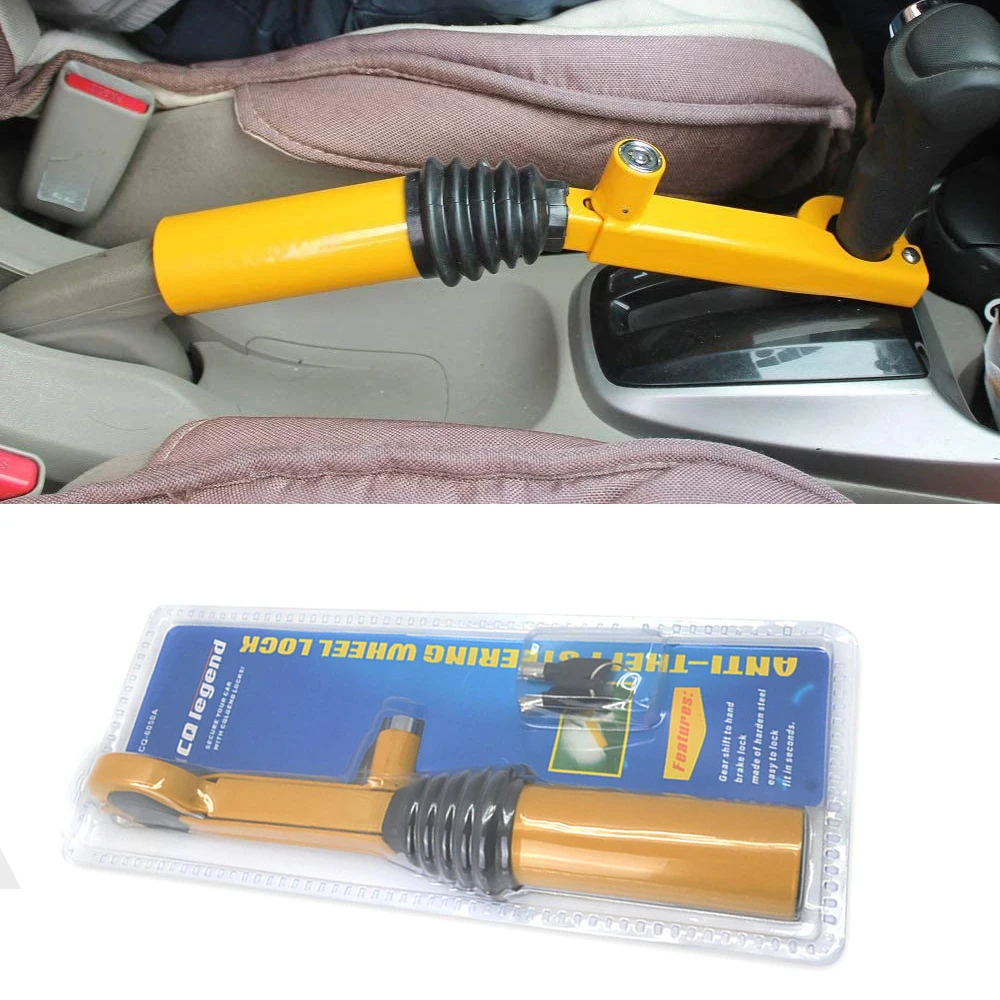 Vehicle Car Lock Anti-Theft Lock Adjustable Car Gear Lock Handbrake Locks Automobiles Accessories