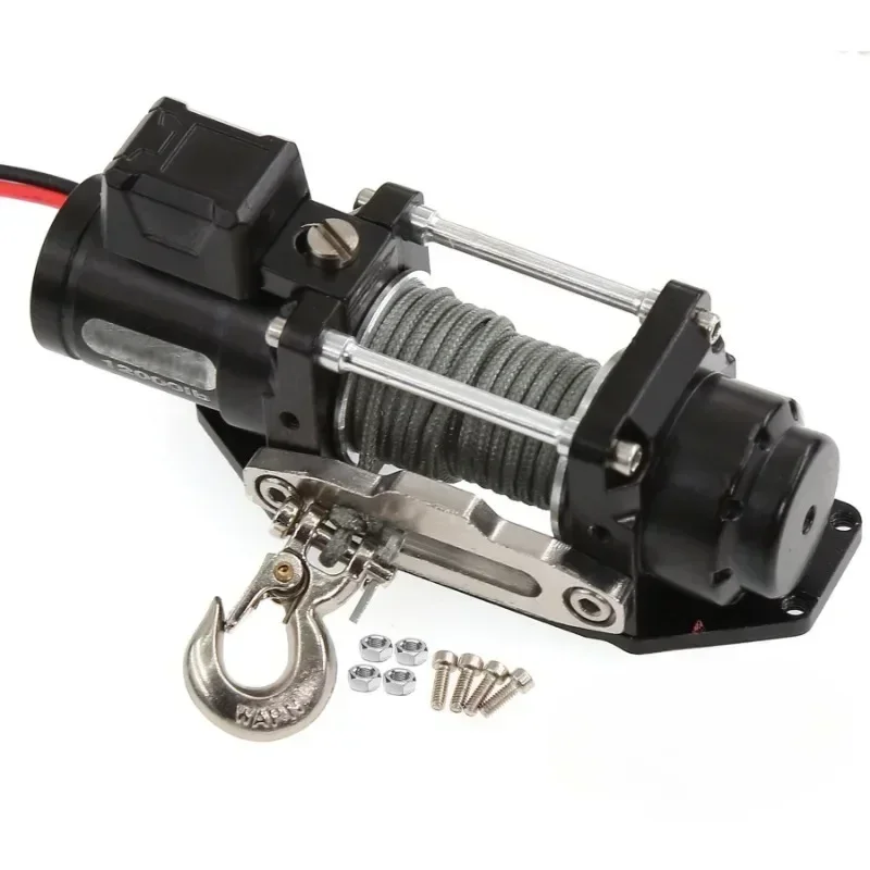 

1/10 RC Crawler Metal Winch for Heavy Duty Electric Winch with Remote | Waterproof Upgraded Parts