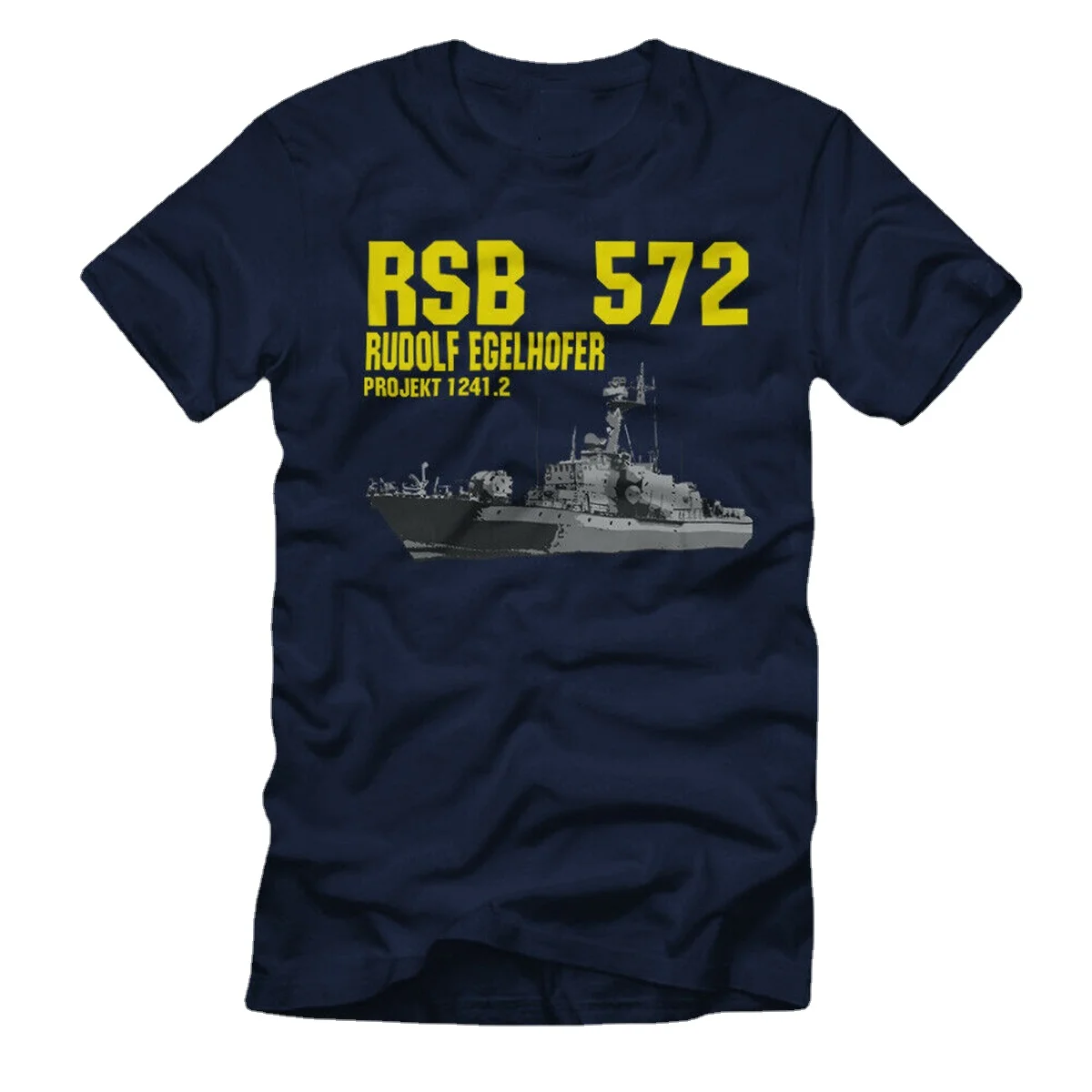 

East German Naval Rudolf Egelhofer Project Molnija Tarantula Class T-Shirt. Summer Cotton O-Neck Short Sleeve Mens T Shirt New