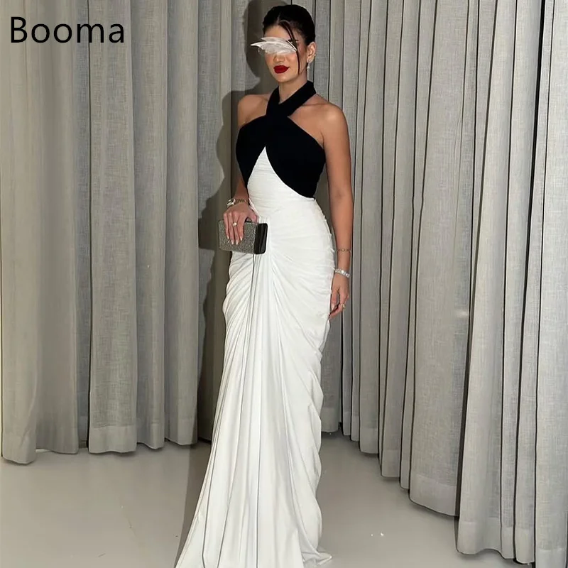 

Booma Mermaid Evening Dresses Formal Party Gowns for Women Long Sleeveless Pleat Elegant Prom Gown Customize 2025