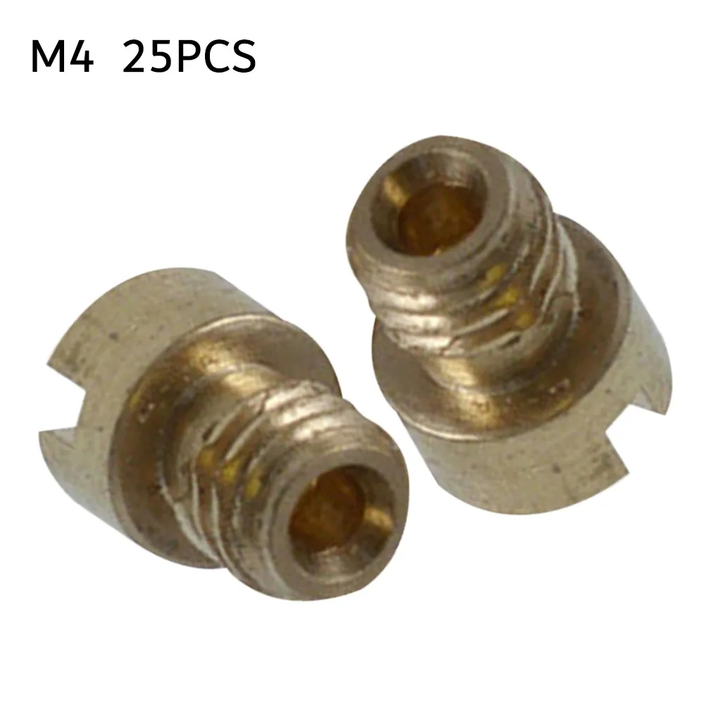 

25pcs M4 Main Jet Carburetor Nozzle 55-115 For Puch Maxi Bing Hercules 4mm Zündapp Jet Set Round Head Injectors Nozzle