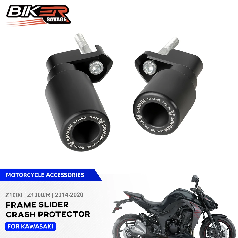 Z1000 2016 Frame Slider Crash Protector For Kawasaki Z1000/R Z1000 2014-2020 Engine Crash Pad Cafe Racer Protection Accessories