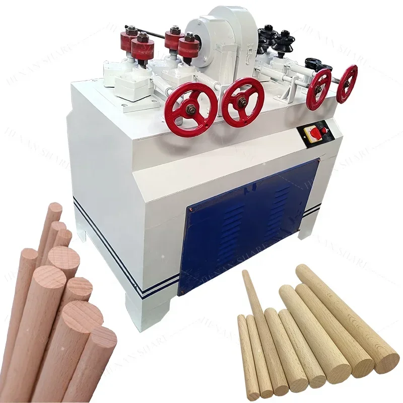 Automatic Milling Wooden Rod Rounding Machine Wood Round Rod Making Equipment for Woodworking Factory