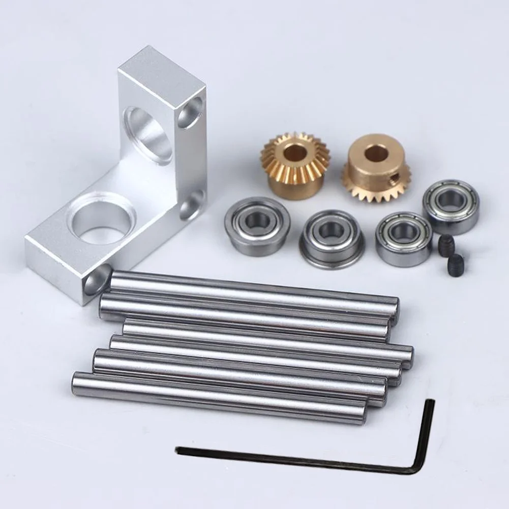 

4mm 5mm Right Angle Gearbox 1:1 Bevel Gear Commutator For Mini Rotator Model Transmission Metal Assembly Kit DIY Accessories