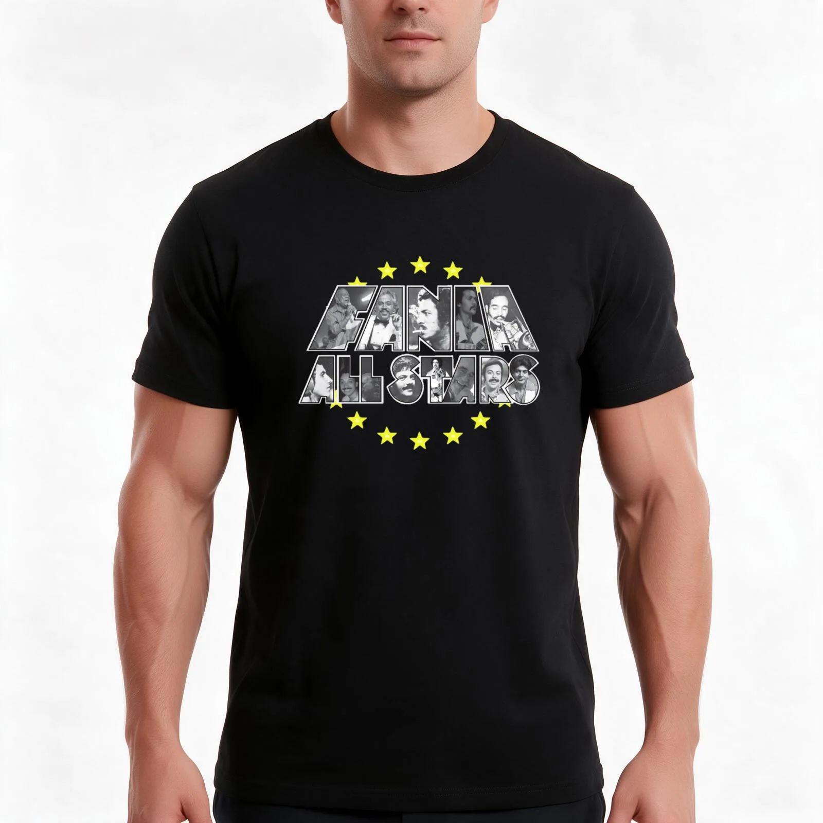 Fania All Stars the legends of salsa T-Shirt Summer Casual Cotton Tee Oversized Streetwear Tops Vintage Graphic Print