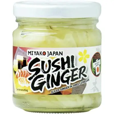Weißer Ingwer für Sushi eingelegt 190g - Miyako