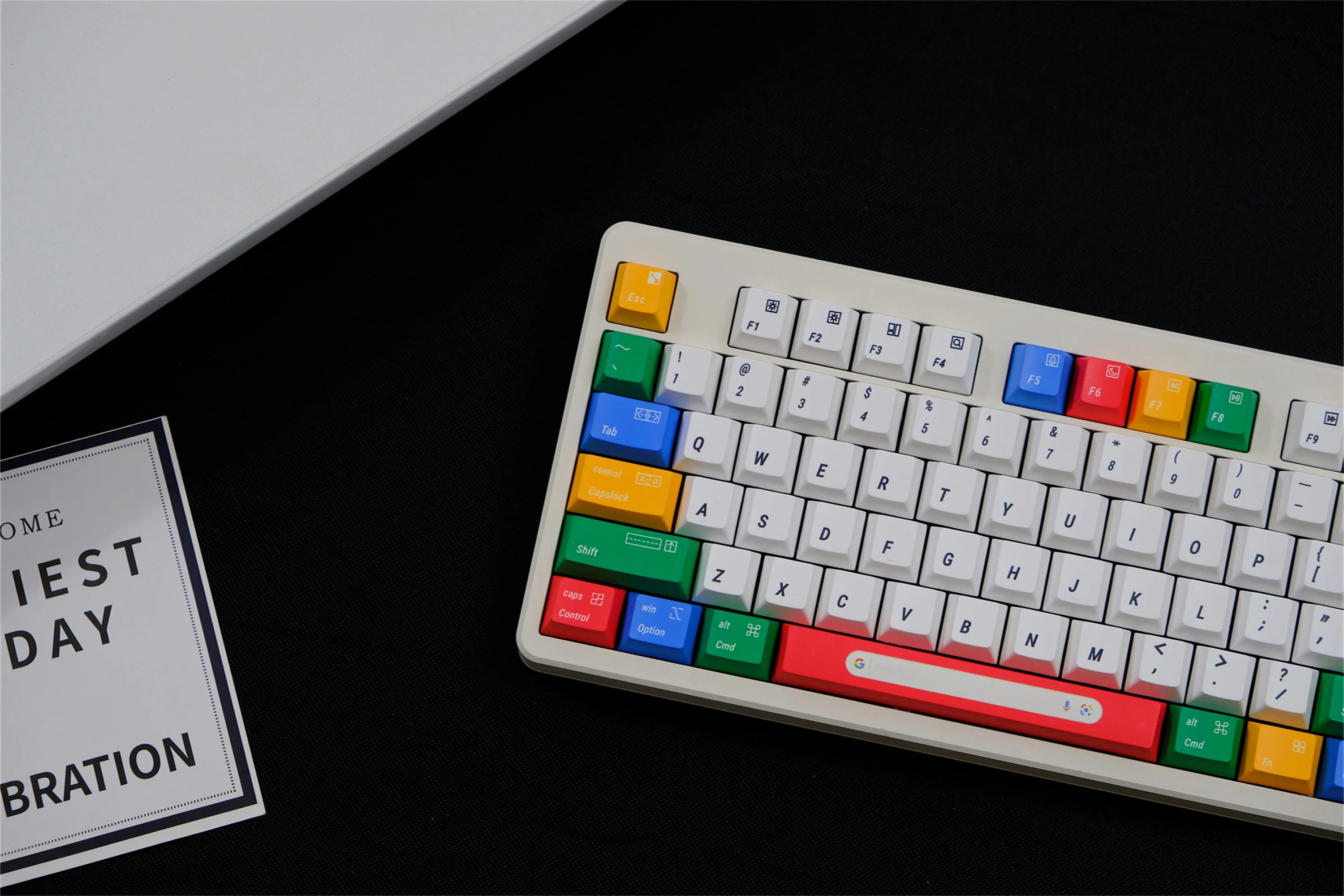 Google Keycaps 151 Keys PBT Material Cherry Profile DYE-SUB Personalized For CHERRY MX Switch Wooting Mechanical Keyboard