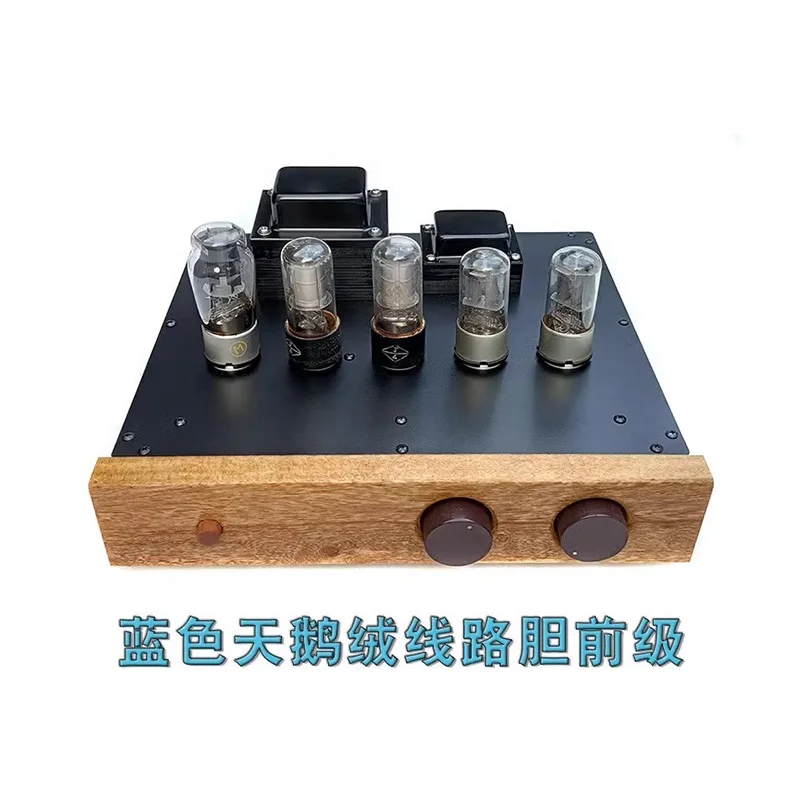 6N8P 6SN7 tube preamplifier, bile rectifier, bile regulator, blue velvet circuit