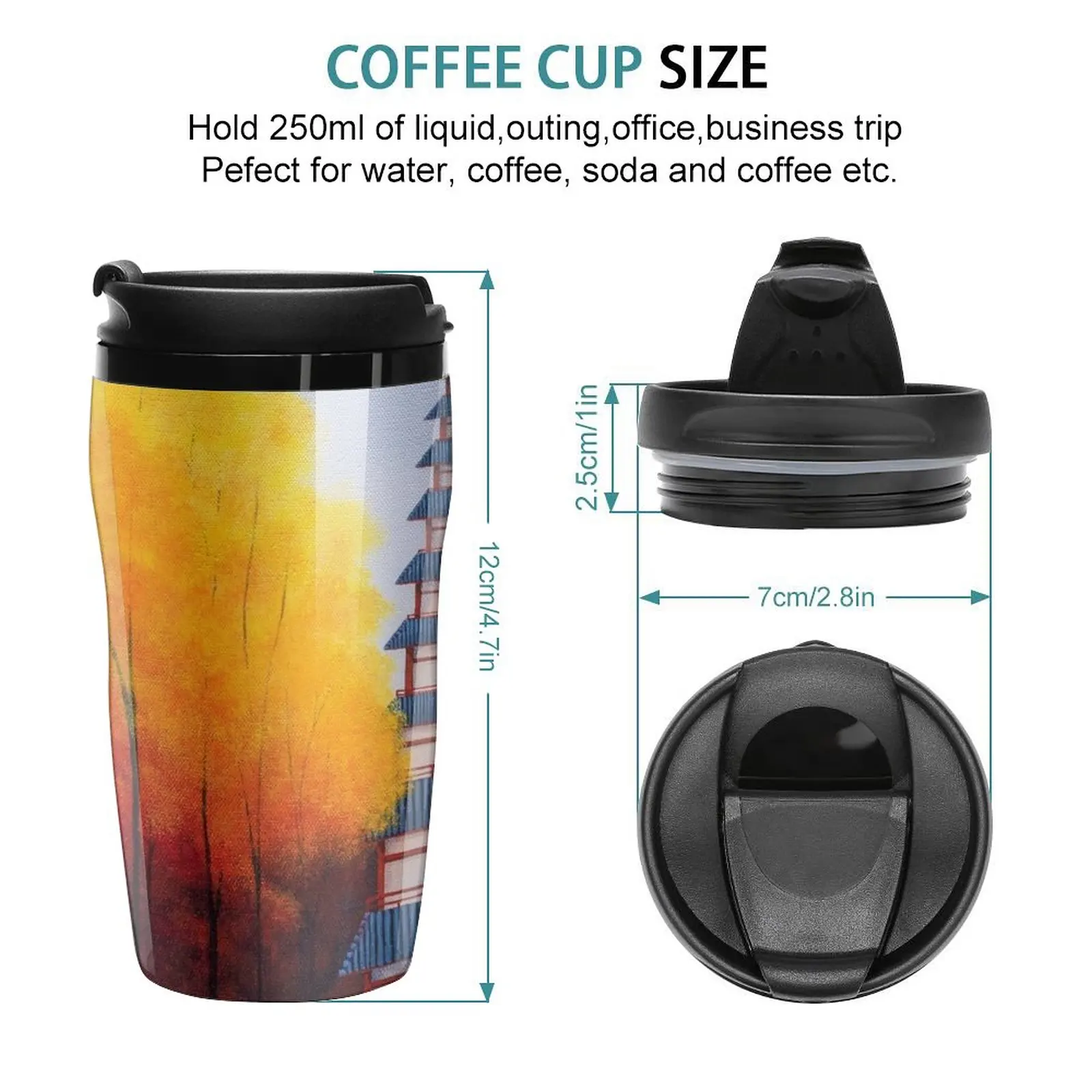 New Bellchime Trail Travel Coffee Mug Cup Coffe Espresso Luxury Coffee Cup