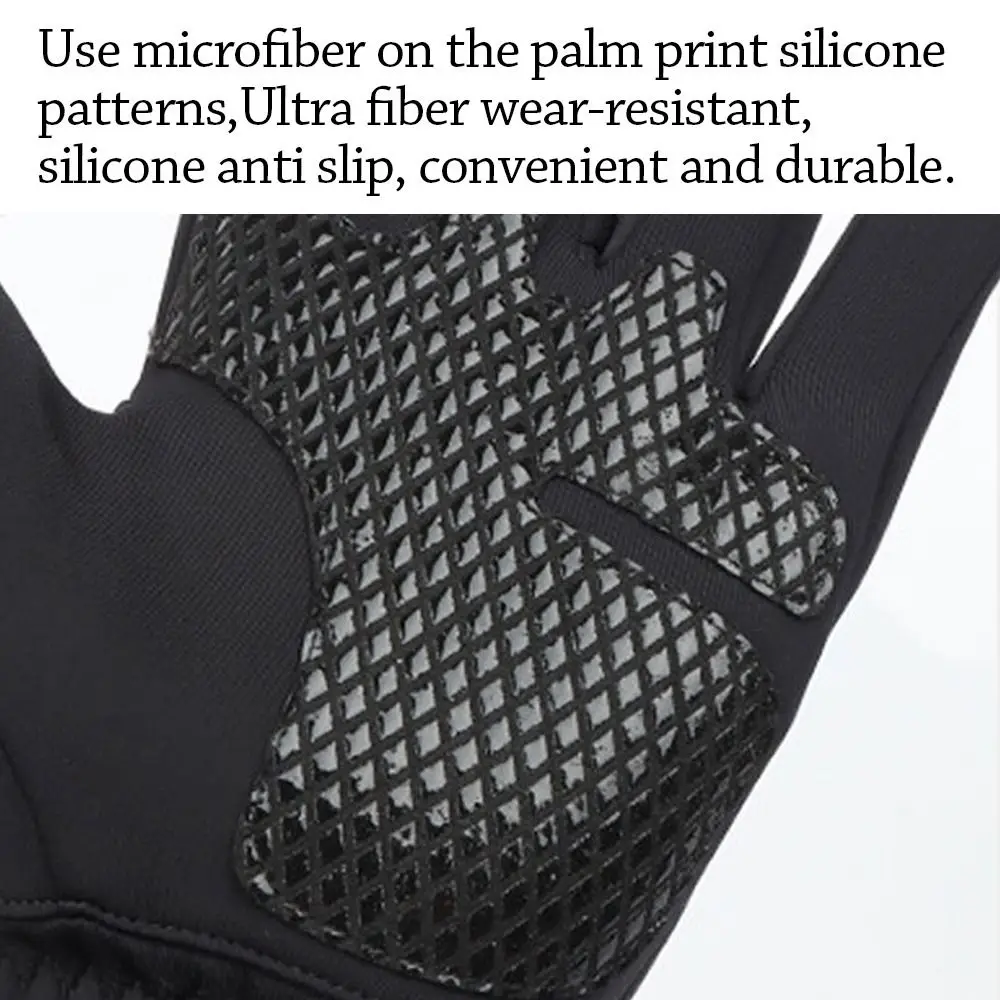 

Creative Winter USB Heated Gloves Adjustable Non-Slip Touchscreen Gloves Waterproof Warm Rechargeable Gloves