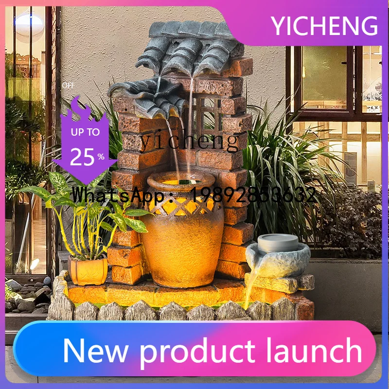 

Ландшафтный дизайн, украшение для привлечения богатства, открытый ресторан, прихожая, подарок, пруд для рыбы, пейзажный сад