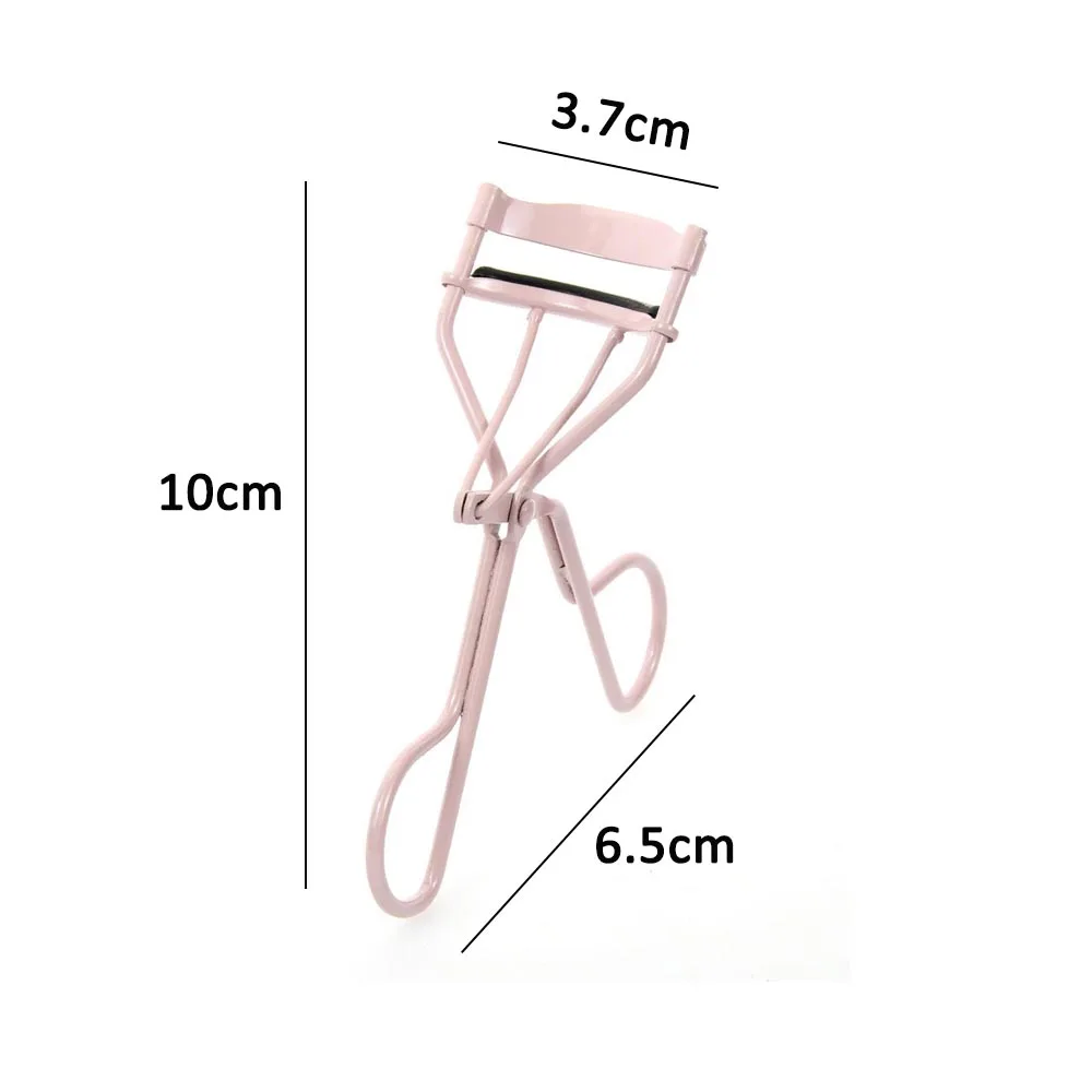 1pcs Pink Eyelash Curler Eyelashes Extension Supplies Stainless Steel Lashes Curling Clip Accessories Makeup Tools