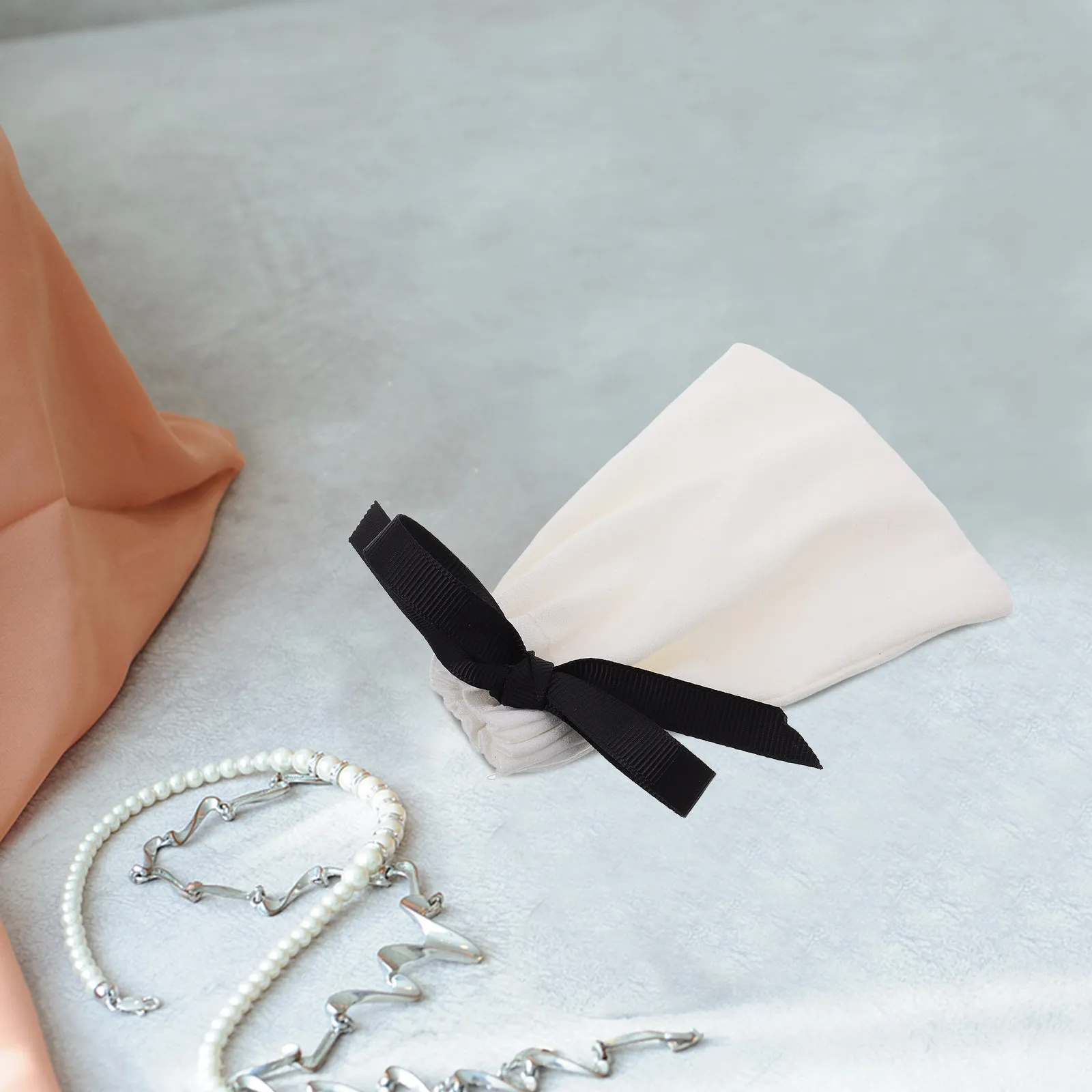 10Pcs Small Drawstring Jewelry Pouches Cloth Storage Bags for Necklaces Bracelets Rings Safe Gentle Protection