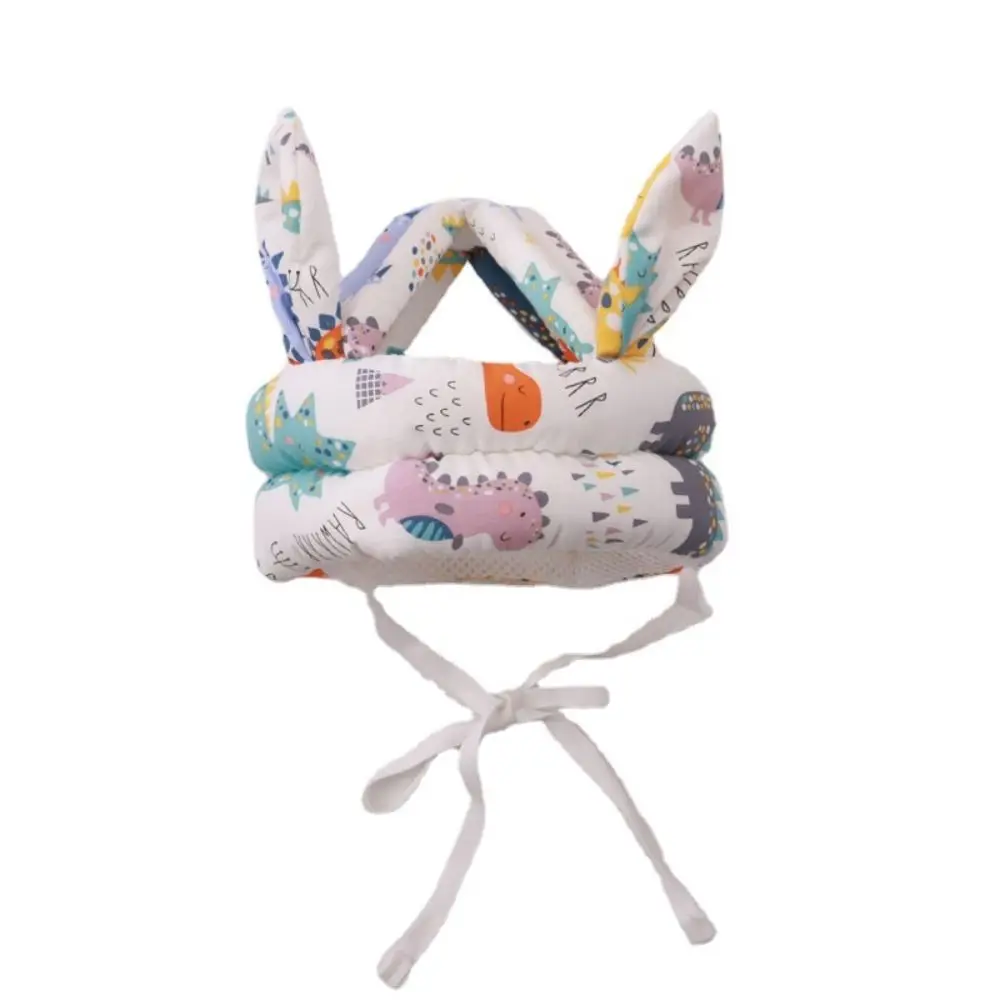 

Cartoon Baby Safety Helmet Rabbit Ears Anti-fall Infant Protection Hat Adjustable Head Protection Hat Anti-crash Toddler Cap