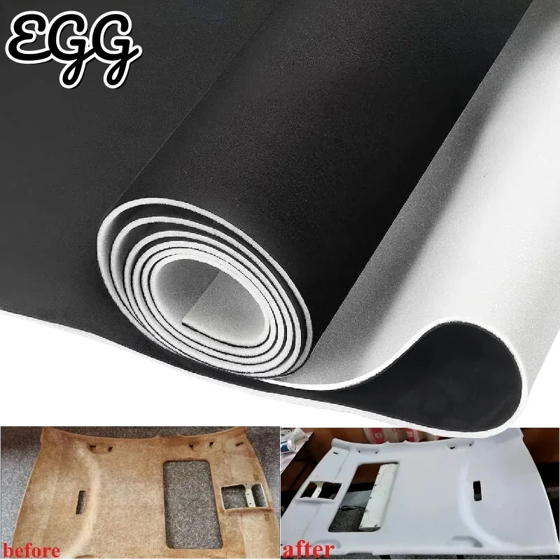 

Fixed Repair of Car Roof Ceiling Material Mercerized Velvet Fabric with Foam Backing Auto Headliner SUV RV Upholstery Interior