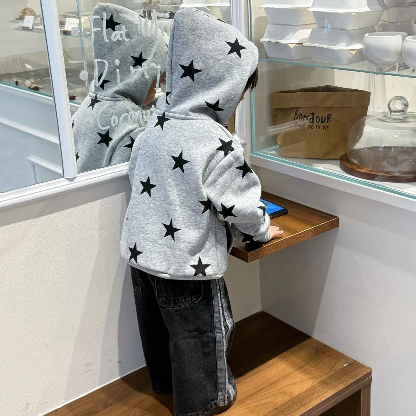 2026 Boys Zip Up Hoodie Fleece Lined Casual Sweatshirt Kids Hooded Jacket Autumn Winter Outerwear