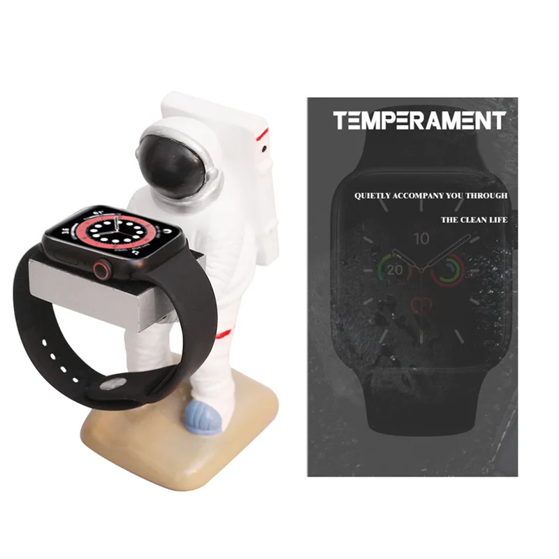 ABKI-For HUAWEI  Astronaut Desktop Wireless Watch Charging Stand Watch Display Box Watch Charging Base Storage Rack Support