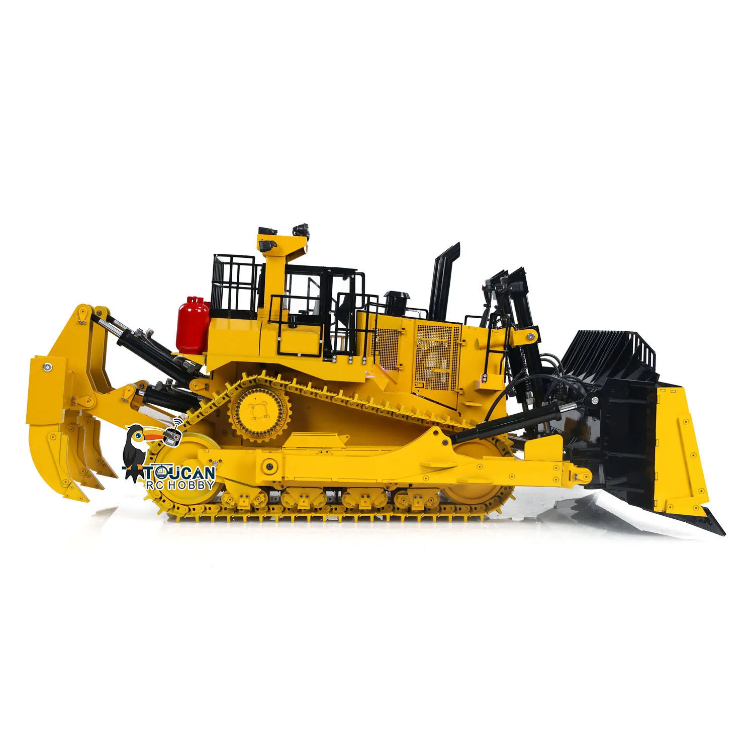 Bulldozer RC hidráulico de Metal a escala 1/14 D11T RTR Vehículo de construcción de Control remoto con funciones realistas para adultos