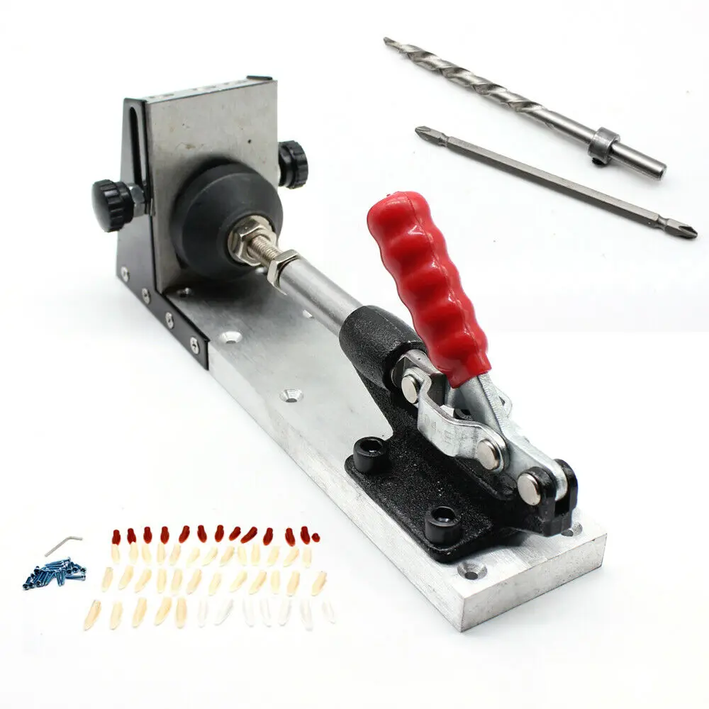 Broca de agujero de bolsillo para sistema de carpintería, herramienta de carpintería con tornillo