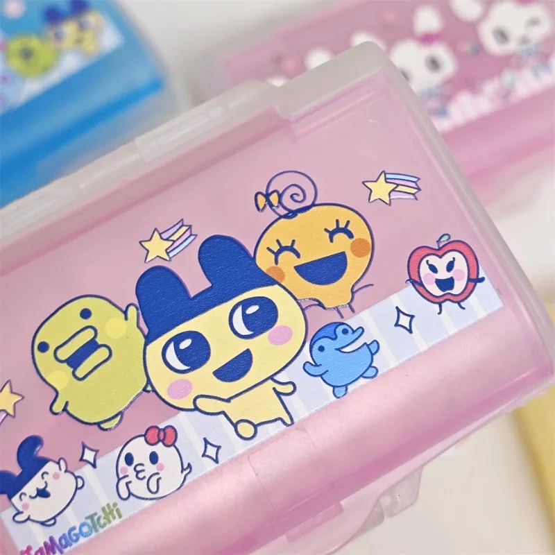 Tamagotchi Mametchi Medikamenten-Aufbewahrungsbox Kreative Cartoon-Animation Bedruckte Große Kapazität Tragbare Unabhängige Zweischichtige Pillendose – Detail 3