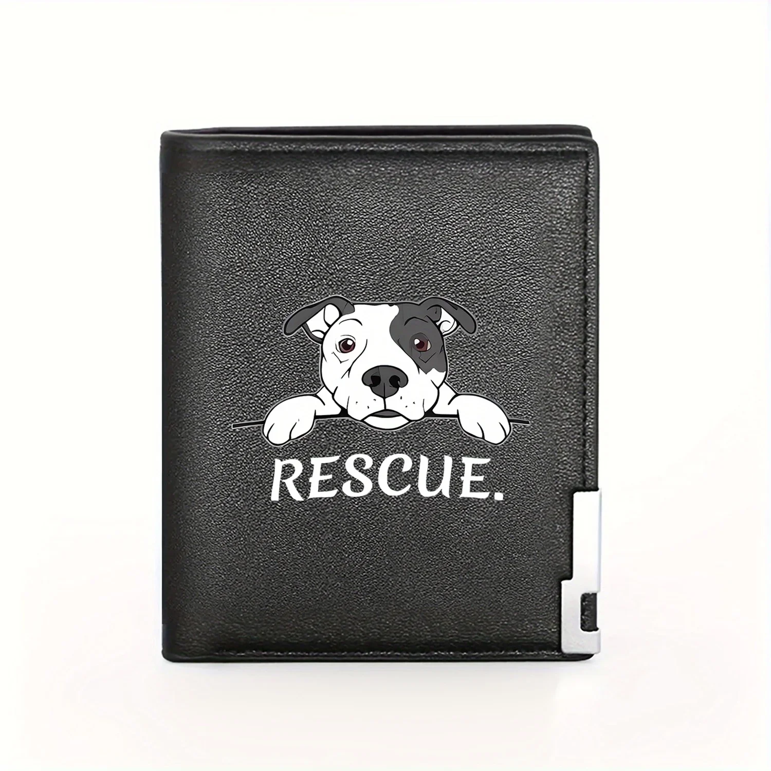 resgate-pitbull-cao-pata-impressao-grafico-negocios-masculino-casual-elegante-simples-pratico-qualidade-carteira-elegante-impressao-criativa-chri