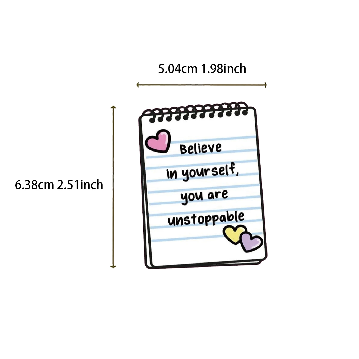 50pcs Inspirational Quote Stickers Motivational Positive Affirmation Stickers for Journaling Scrapbook Laptop Phone Kids Toys﻿