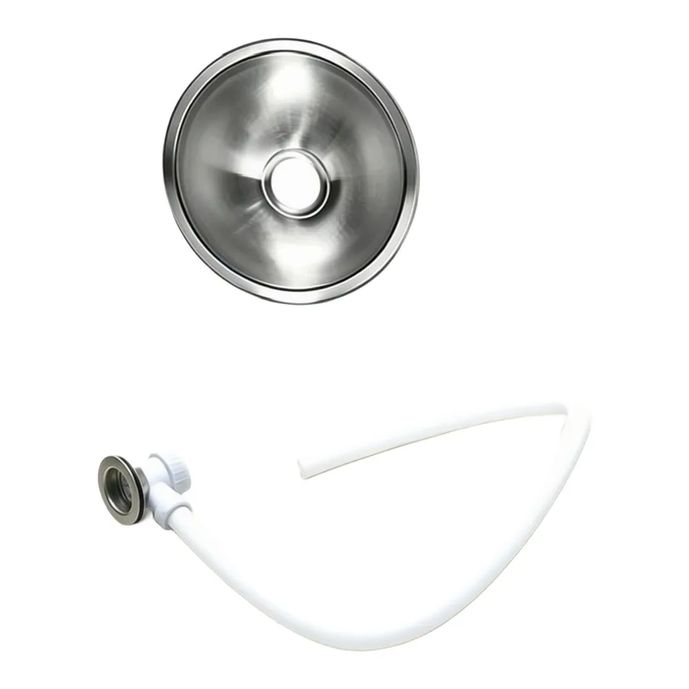 For Outdoor Cooking Brushed Mirror Silver Marine Boat Sink Compact Stainless Steel Sink For Car Stainless Steel Sink