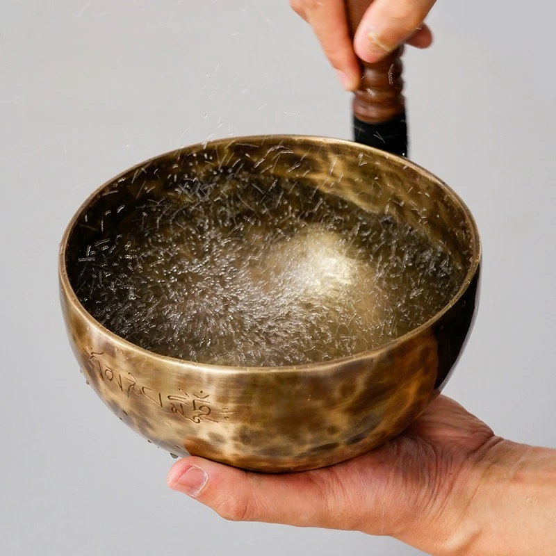 Sound Healing Singing Bowl Handmade Copper Sound Bowl Yoga Meditation Singing Bowls Buddhist Mindfulness Percussion Instruments