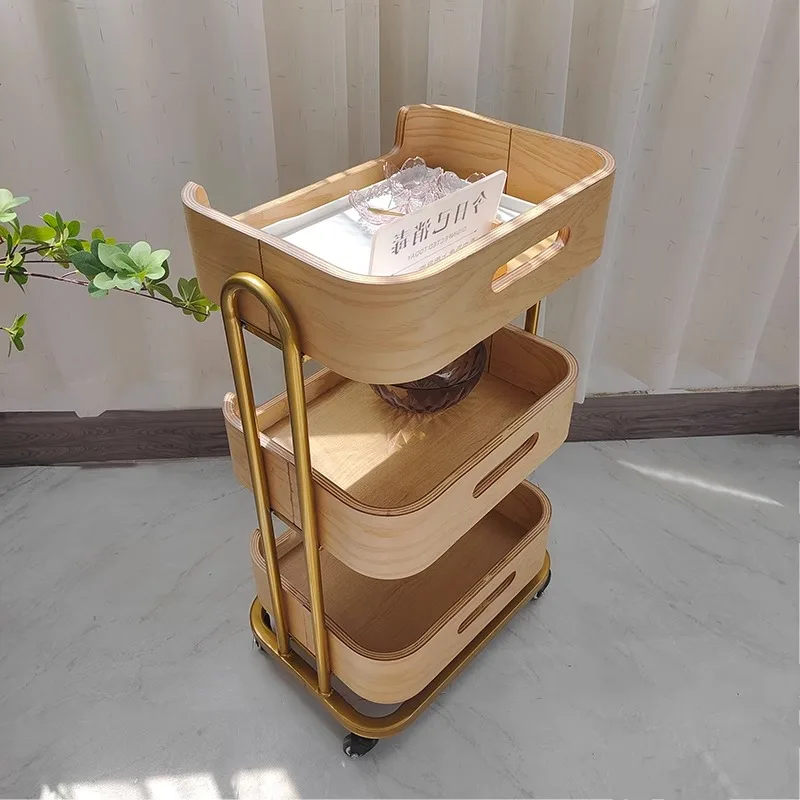 Hairdresser Storage Salon Trolley Spa Pedicure Barber Hair Salon Trolley Hospital Carrello Con Ruote Hairdresser Furniture ZT50