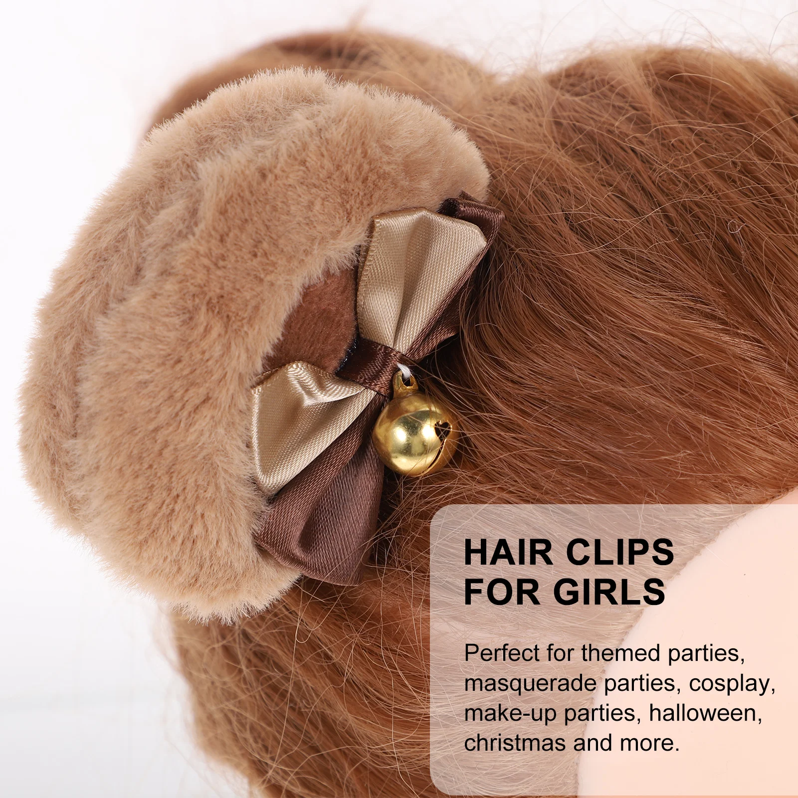 Bär Haarspange Kawaii Zubehör für Outfits Pins Glocken Mädchen Haarspangen Frauen Stirnband Clips