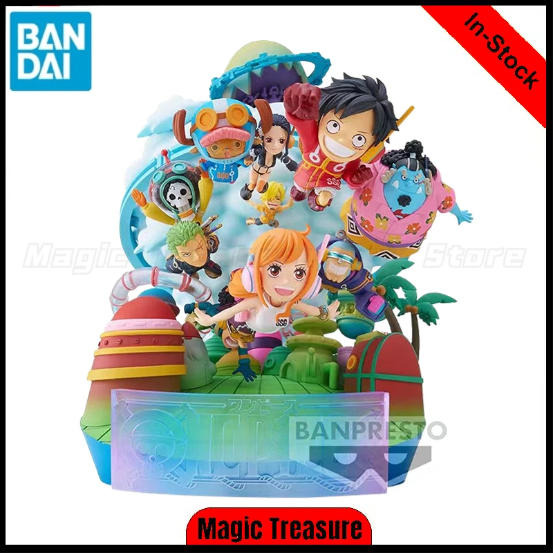 

【В наличии]】 Оригинальный Bandai One Piece Styling King Top Decisive Battle WCF Остров будущего Соломенная шляпа Группа Аниме Модель Фигурки Игрушки