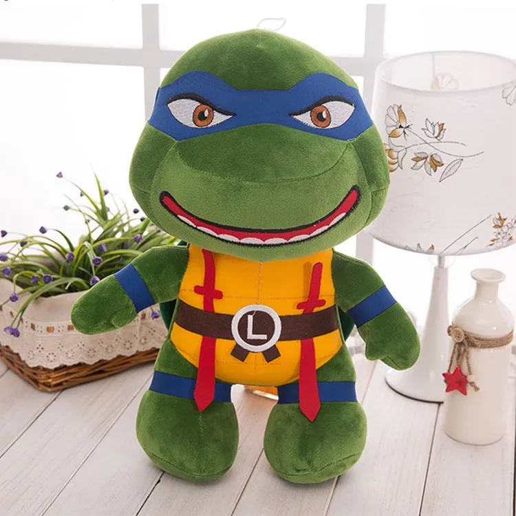 TMNT-juguete de peluche de Tortugas Ninja, juguete de 25/35cm, lindo Anime creativo, regalos para niñas y niños, Kawaii