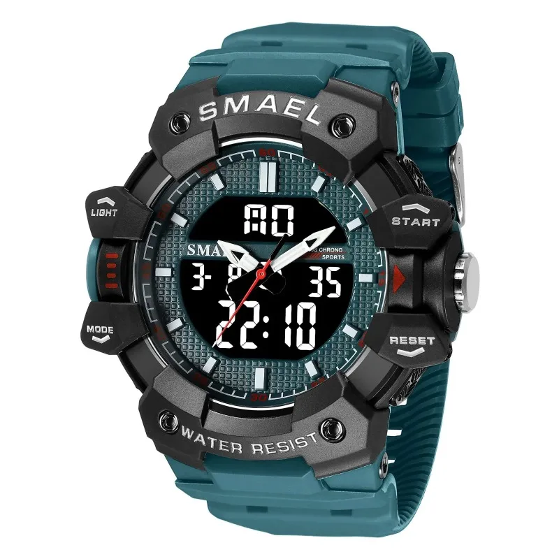 Relojes de pulsera digitales para niños, esfera grande, multifuncional, impermeable, deportes al aire libre, reloj electrónico para estudiantes, relojes masculinos