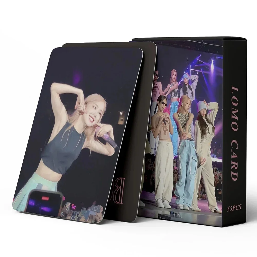 

55 шт./кор., корейская команда, World Tour, групповые фотокарточки для девочек, ломо-карты, коллекционные карточки для фанатов, звездные открытки, подарок