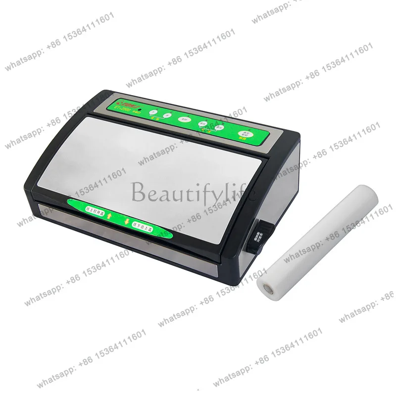ET-2500 Vacuum Packaging Machine Small Commercial Household Dry and Wet Full Automatic Multifunction