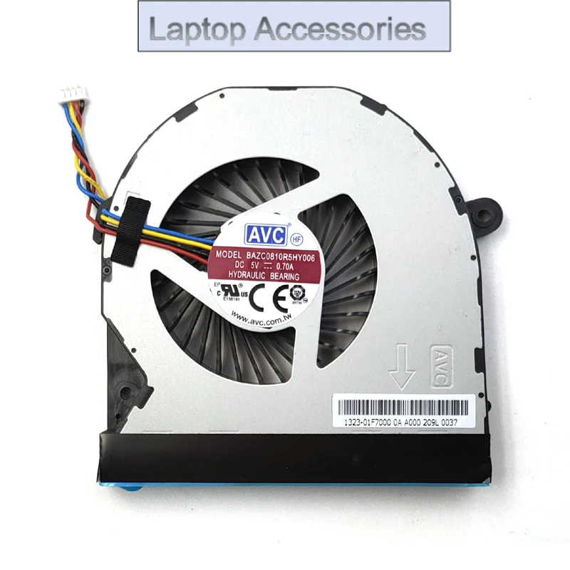 

Новый для Intel NUC NUC11 NUC11PAH NUC11TNH NUC11PAHi3 NUC11PAHi5 Вентилятор охлаждения процессора ноутбука BAZC0810R5HY006 DC5V 0,7A