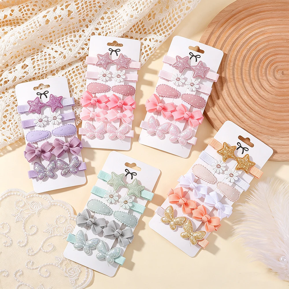 RAINBOW BOWS 16 Teile/satz Boutique Bunte Haar BB Haarspangen für Kinder Geschenk Frische Druck Kinder Haar Pony 2,2 zoll Haarnadeln – Detail 23