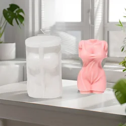 1 Piece, Men's and Women's Body Mold, Gypsum Aromatherapy Handmade Candle Dropper Silicone Decorative Mold