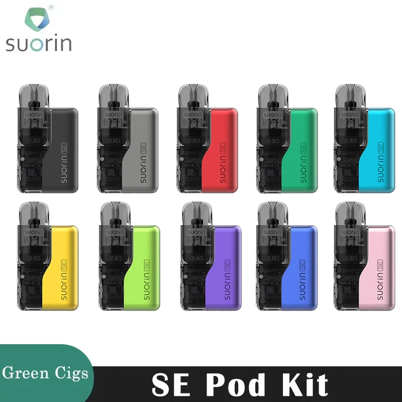 الأصلي Suorin SE Pod Kit Vape 800mAh بطارية 2ml Pod Cartridge 0.8/1.2ohm المرذاذ السجائر الإلكترونية #1