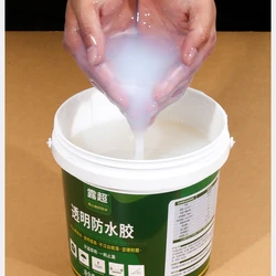 Waterproof Glue Leak Sealing Bathroom Non Smashing Brick Waterproof Coating Roof Exterior Wall Transparent Waterproof Plugging