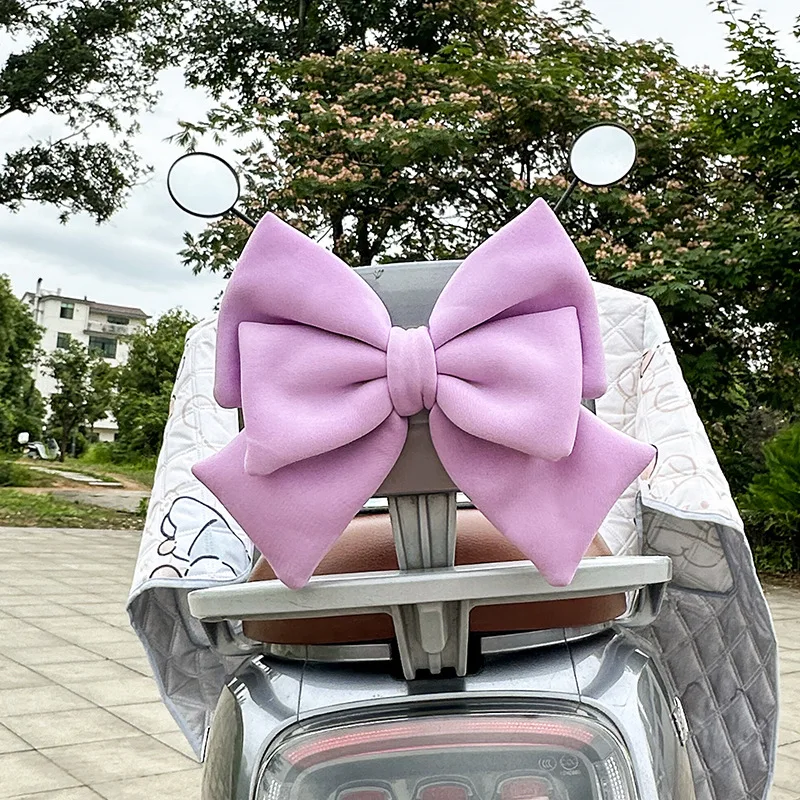 Universal Helmet Cute Bow Decoration Motorcycle Electric Bike Car Styling Fashion 3D Stickers Bowknot Decor Helmet Accessories