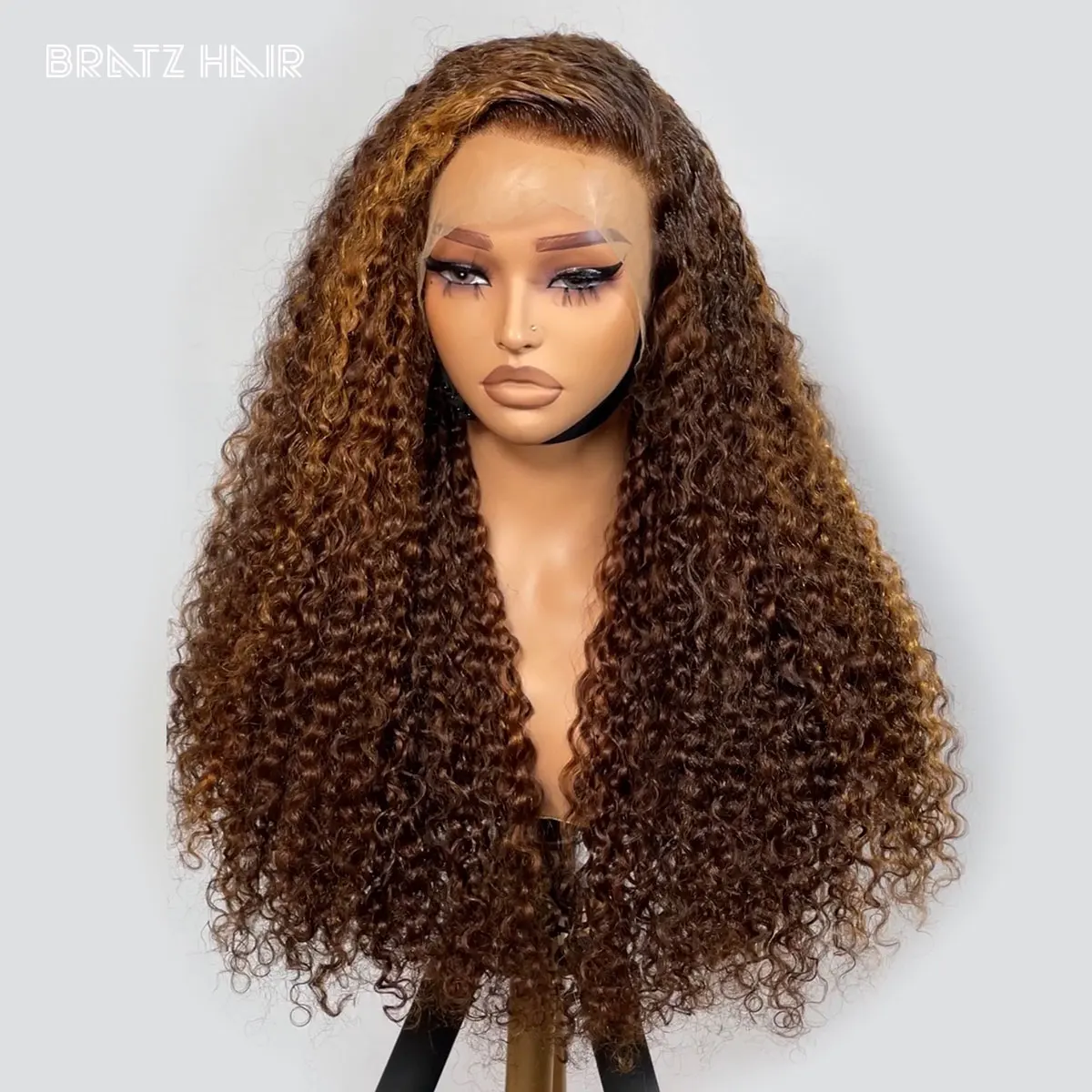 350 Density 26 Inch Highlight Honey Blonde Wig 13x4 Curly Lace Frontal Human Hair Wigs 4x4 5x5 Piano Tone Colored Deep Wave Wigs