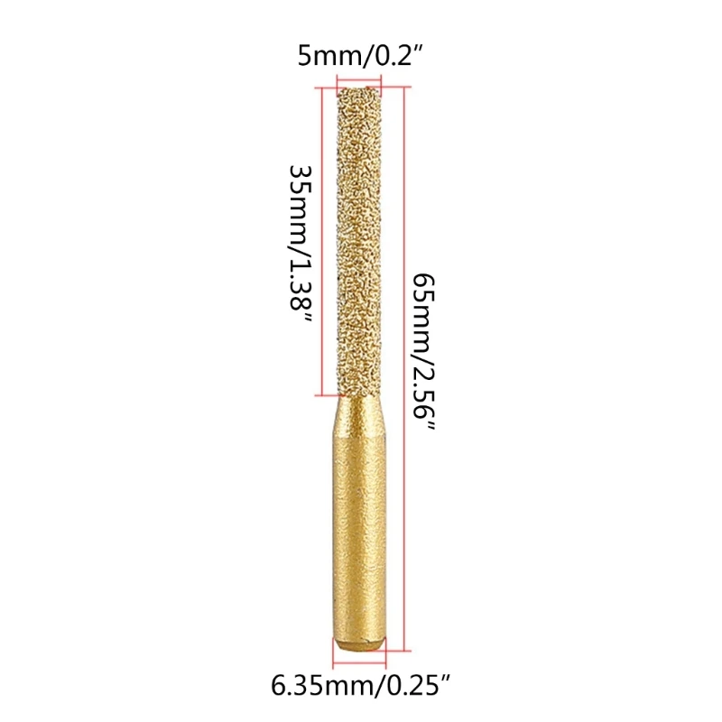 Diamond Bit Brazed Diamond Straight Router Bit Đá cắt đá Dropsale