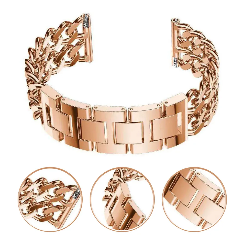 Delicate Metal Watchband Small Fragrance Style Replaceable Suitable for Samsung 46Mm Watch3 Professional