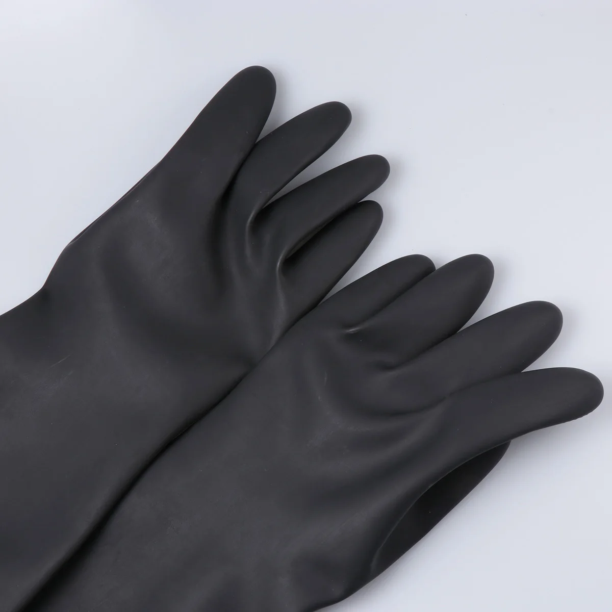 

Thickened Non-Slip Wear-Resistant Protective Gloves Black Latex Gardening Oil-Proof Work Safety Gloves for Electrician Kitchen
