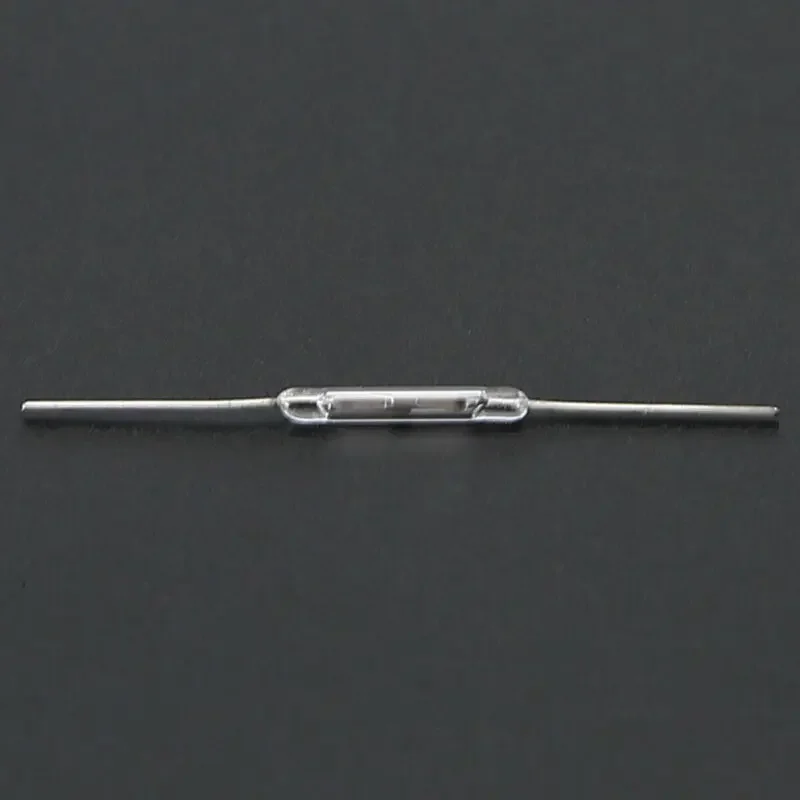 10pcs nuovissimo interruttore magnetico reed originale interruttore reed a induzione 2 x14mm interruttore a induzione magnetica aperto vetro bianco