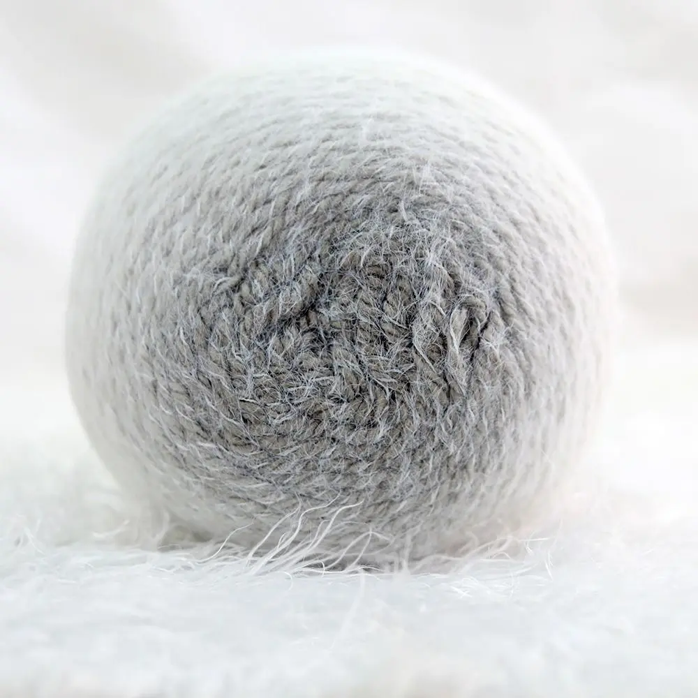 200g/Rolle Langlebiges Farbverlauf-Wollgarn Mehrfarbiges Strick- und Häkelgarn Handgemachtes Weiches Langes Velourgarn für Mützen und Pullover – Detail 5