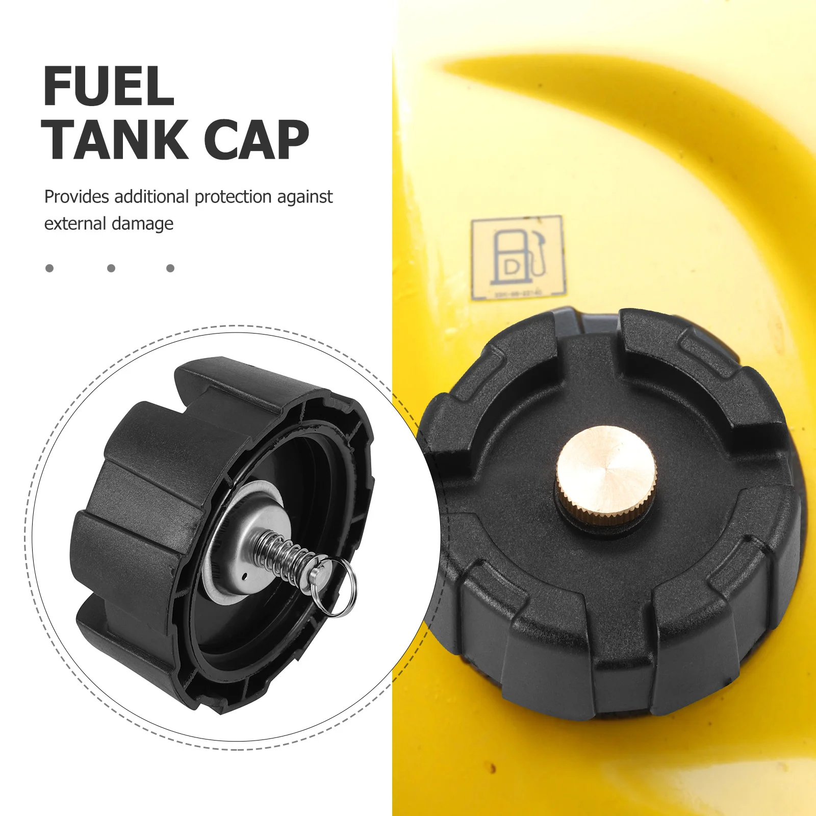 

Marine Fuel Cap Plastic Engine Oil Tank Cover Reusable Boat Fuel Tank Protective Cap For Boat Engine Leak Prevention